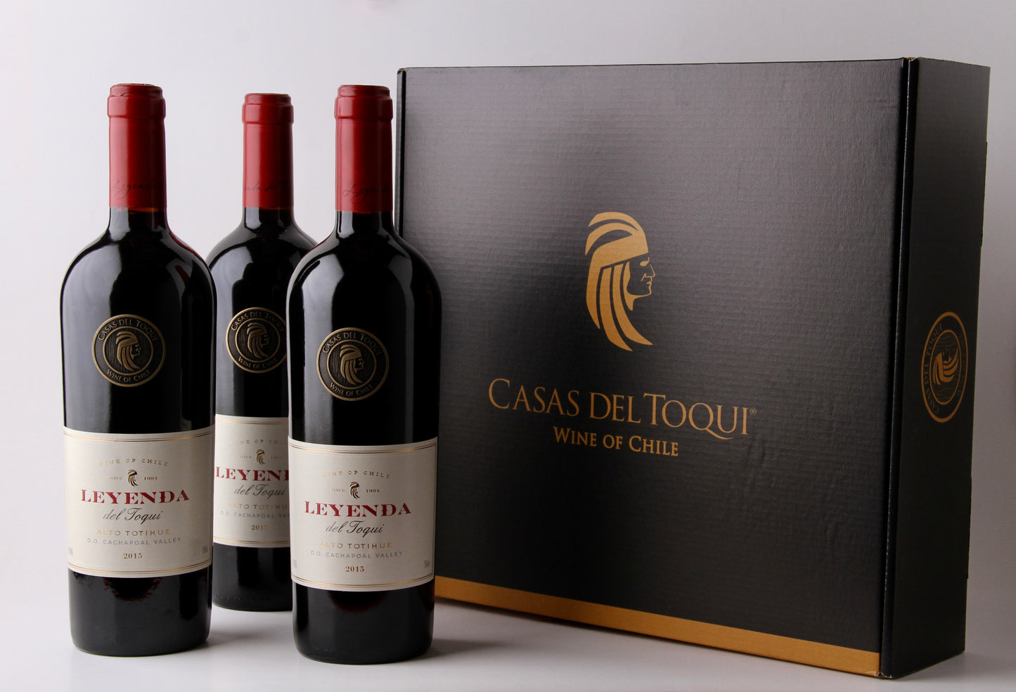 Pack 3 Botellas Casas Del Toqui - Leyenda